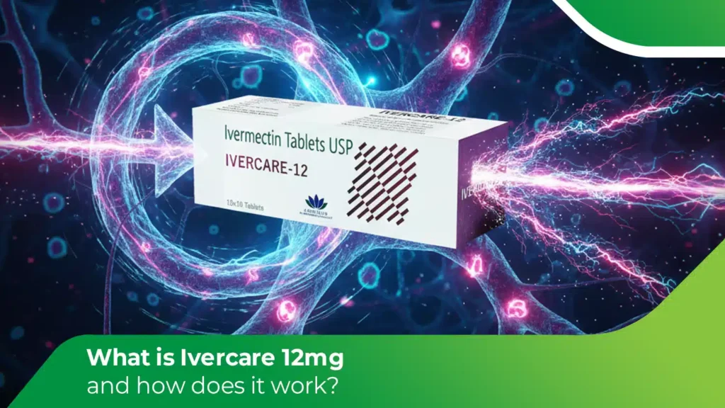 Ivercare 12 mg ivermectin tablets product box