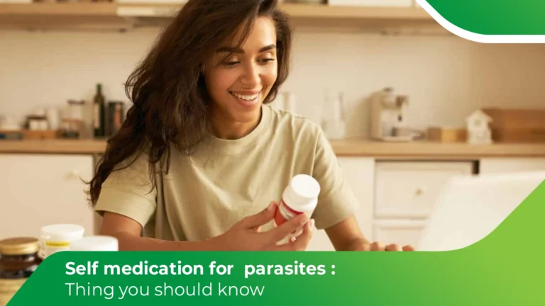 Self medication for parasites awareness image