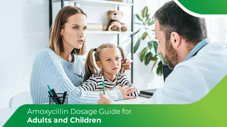 Doctor explaining Amoxycillin Dosage for adults and children during a medical consultation