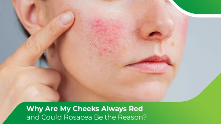 Red cheeks and rosacea